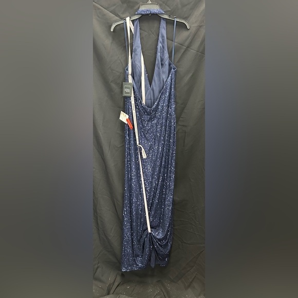 Ieena for Mac Duggal 11277 NWT Sparkly Sequins Fully Embellished V-neckline - Picture 5 of 8